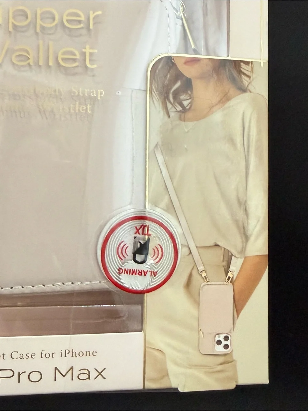 Pink Sky iPhone 14 Pro Max RFID Wallet Phone Case w/ Crossbody Strap & Wristlet